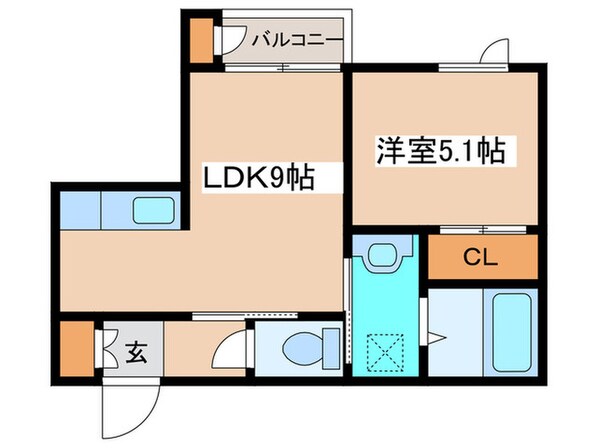 ノ－ス３７５の物件間取画像